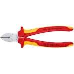   KNIPEX Oldalcsípő fogó (oldalvágó), 1000V szigetelt, krómozott, 180mm, 70 06 180