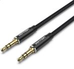   Vention 3.5mm jack/M ->  3.5mm jack/M,  (audio,szövet), 3m, kábel