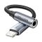 Vention 3.5mm jack/F -> Lightning, 0,1m, kábel