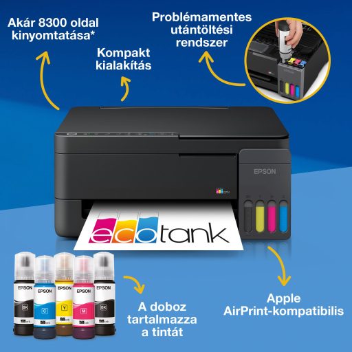 Epson EcoTank L3350W színes tintasugaras multifunkciós nyomtató