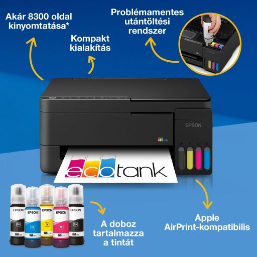 Epson EcoTank L3351W színes tintasugaras multifunkciós nyomtató