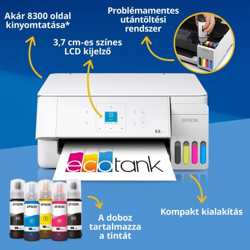 Epson EcoTank L3366W színes tintasugaras multifunkciós nyomtató