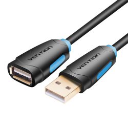 Vention USB-A 2.0/M -> USB-A 2.0/F 1m (hossz, PVC), kábel