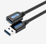   Vention USB-A 3.0/M -> USB-A 3.0/F,  (hosszabbító,PVC), 1m, kábel