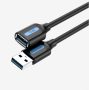   Vention USB-A 3.0/M -> USB-A 3.0/F,  (hosszabbító,PVC), 2m, kábel