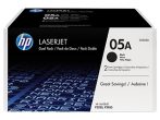 HP CE505D Toner Black 2*2.300 oldal kapacitás No.05A