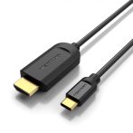 Vention USB-C -> HDMI 1.4 (fekete), 2m, kábel