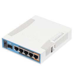 MIKROTIK Wireless Router hAP ac 5x1000Mbps + 1xSFP, Wi-Fi 5, Asztali, RB962UIGS-5HACT2HNT