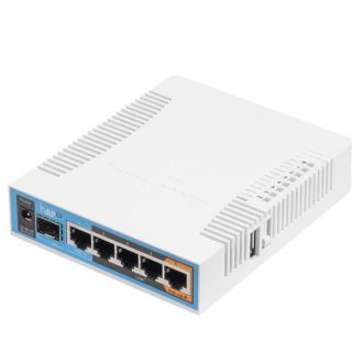   MIKROTIK Wireless Router hAP ac 5x1000Mbps + 1xSFP, Wi-Fi 5, Asztali, RB962UIGS-5HACT2HNT