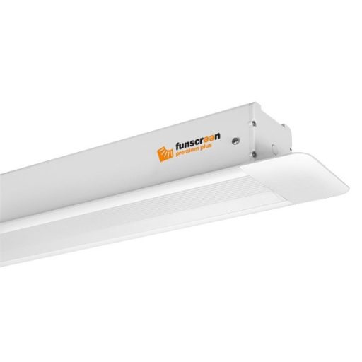 FUNSCREEN 123" (16:10) PREMIUM PLUS motoros Vetítővászon (álmennyezeti,oldalfeszített,Méret:291x176,Lát.méret:265x166cm)