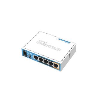   MIKROTIK Wireless Router hAP ac lite 5x100Mbps, Wi-Fi 5, Asztali, RB952UI-5AC2ND