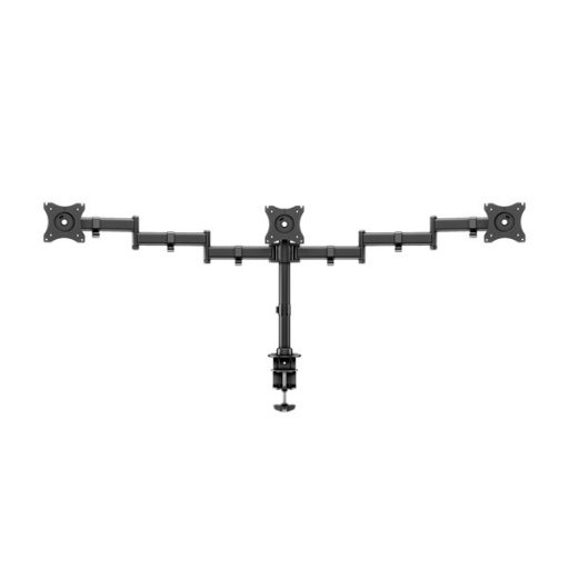 MULTIBRACKETS Asztali konzol (3 képernyős rögzítőkar), M Deskmount Basic Triple (15-27", max.VESA: 100x100 mm, 8 kg)