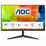   AOC monitor 23.6" 24B1H, 1920x1080, 16:9, 250cd/m2, 5ms, VGA/HDMI