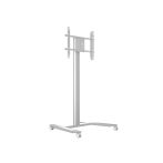  MULTIBRACKETS Gurulós padlóállvány, M Public Display Stand 180 HD Single Silver (55-80", max.VESA: 800x500 mm, 60 kg)
