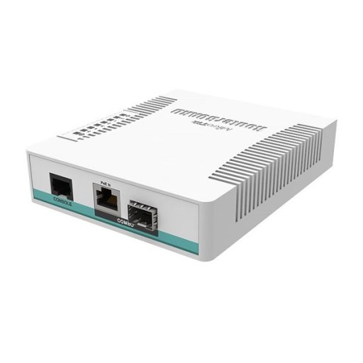 MIKROTIK Switch/Router 1x1000Mbps Combo + 5x1000Mbps SFP, Asztali, CRS106-1C-5S