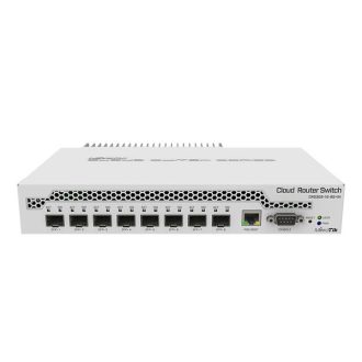   MIKROTIK Switch/Router 1x1000Mbps + 8x10gbps SFP+, Fémházas, Rackes , CRS309-1G-8S+IN