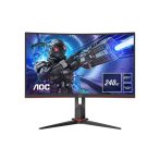   AOC Ívelt Gaming 240Hz VA monitor 27" C27G2ZE/BK, 1920x1080, 16:9, 300cd/m2, 0,5ms, 2xHDMI/DisplayPort