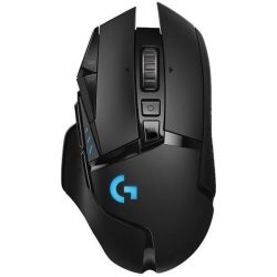 LOGITECH Egér - G502 Lightspeed RGB Vezeték Nélküli Gaming, Fekete