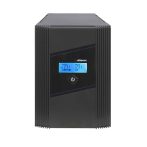   ABLEREX UPS, GLAMOR, GR450, 1xIEC+1xSchuko, 450VA (250 W) LINE-INTERACTIVE szünetmentes tápegység, torony, LCD