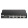   D-LINK Switch 24x1000Mbps Fémházas Menedzselhető Rackes, DGS-1100-24V2/E