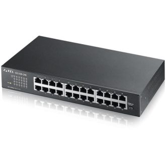   ZYXEL Switch 24x1000Mbps Fémházas Rackes, GS1100-24E-EU0104F