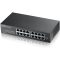 ZYXEL Switch 16x1000Mbps Fémházas Rackes, GS1100-16-EU0104F
