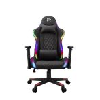 WHITE SHARK THUNDERBOLT RGB gamer szék fekete/piros varrás
