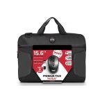   PORT DESIGNS Notebook táska vezeték nélküli egérrel 501873, PREMIUM PACK : Laptop case & wireless mouse 14/15.6"