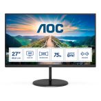   AOC IPS monitor 27" Q27V4EA, 2560x1440, 16:9, 250cd/m2, 4ms, HDMI/DisplayPort, hangszóró