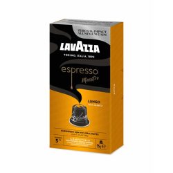 LAVAZZA Lungo Nespresso kompatibilis alumínium kapszula csomag 10 db x 5.6g, 100% Arabica LAVAZZA Lungo Nespresso kompatibilis alumínium kapszula csomag 10 db x 5.6g, 100% Arabica