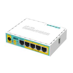 MIKROTIK Vezetékes Router hEX PoE lite 5x100Mbps, Beltéri, RB750UPR2