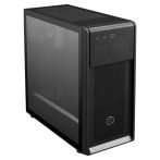   COOLER MASTER Ház Midi ATX ELITE 500 ODD, 1db Ventilátorral, Tápegység nélkül, Edzett Üveg, fekete