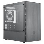   COOLER MASTER Ház Mini ATX MasterBox MB400L Tápegység nélkül, Szürke Üvegfalú