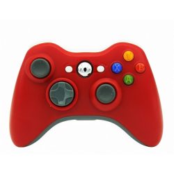 FROGGIEX XBOX 360/PC Kiegészítő Vezeték nélküli kontroller + Vezeték nélküli adapter, Piros