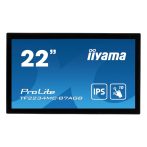   iiyama touch monitor, 21,5", 1920x1080, 16:9, 300cd, 8ms, 1000:1,VGA/HDMI/DP, Open frame, TF2234MC