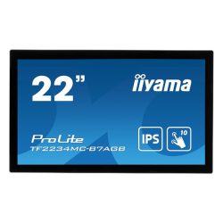 iiyama touch monitor, 21,5", 1920x1080, 16:9, 300cd, 8ms, 1000:1,VGA/HDMI/DP, Open frame, TF2234MC