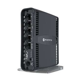   MIKROTIK Wireless Router hAP ax2 5x1000Mbps, Wi-Fi 6, Asztali, C52IG-5HAXD2HAXD-TC
