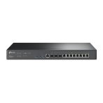 TP-LINK Vezetékes VPN Router 2xSFP+(10GE) + 1xWAN/LAN(1GE) + 8xWAN/LAN(1GE) + 1xkonzol port + 2xUSB, ER8411 TP-LINK Vezetékes VPN Router 2xSFP+(10GE) + 1xWAN/LAN(1GE) + 8xWAN/LAN(1GE) + 1xkonzol port + 2xUSB, ER8411