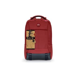   PORT DESIGNS Notebook hátizsák 140424, TORINO II BACKPACK 15.6/16’’ RED/Piros