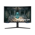   SAMSUNG Ívelt Gaming&Smart 240Hz VA monitor 32" G65B, 2560x1440, 16:9, 350cd/m2, 1ms, DP/2xHDMI/2xUSB/LAN/WiFi/BT, Pivot