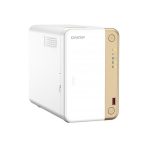   QNAP NAS 2 fiókos Intel® Celeron N4505 2x2,9GHz, 4GB RAM, 1x2500Mbps, HDMI, 2xM.2 2280 Slot, 2xUSB3.2Gen2 - TS-262-4G