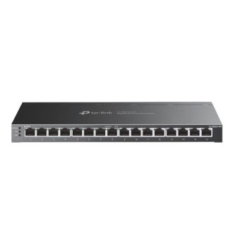   TP-LINK Switch 16x1000Mbps (8xPOE+), Fémházas Asztali Menedzselhető, SG2016P