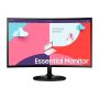   SAMSUNG Ívelt VA monitor 24" S36C, 1920x1080, 16:9, 250cd/m2, 4ms, HDMI/VGA