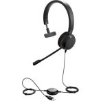   JABRA Fejhallgató - Evolve 20 MS Mono Vezetékes USB, Mikrofon