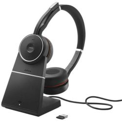 JABRA Fejhallgató - Evolve 75 SE UC Stereo Bluetooth Vezeték Nélküli, Mikrofon + Tartó állvány