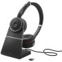   JABRA Fejhallgató - Evolve 75 SE UC Stereo Bluetooth Vezeték Nélküli, Mikrofon + Tartó állvány