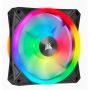   CORSAIR Rendszerhűtő Ventilátor, iCUE QL120 RGB, 12cm, fekete