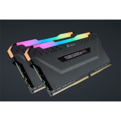 CORSAIR Memória VENGEANCE RGB PRO DDR4 32GB 3200MHz C16 (Kit of 2), fekete