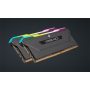   CORSAIR Memória VENGEANCE RGB PRO DDR4 32GB 3600MHz C18 SL (Kit of 2), SPD 2666MHz, fekete