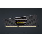   CORSAIR Memória VENGEANCE DDR4 16GB 1600MHz CL9 LP (Kit of 2), fekete